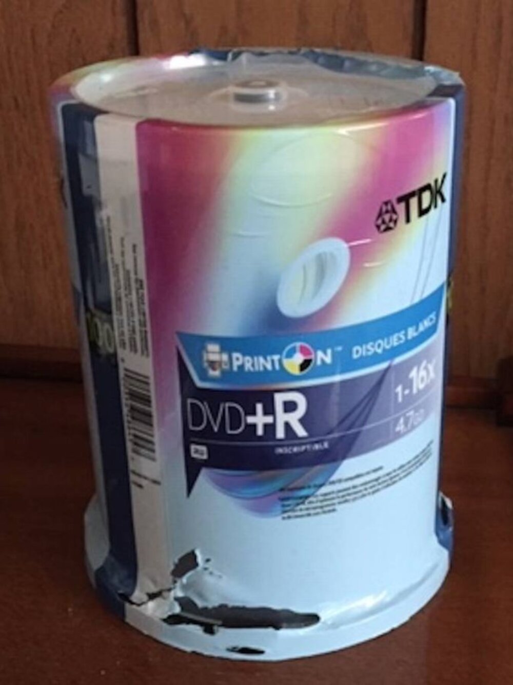TDK 100 pack DVD+R Recordable DISKS 16x 4.7 Gb NEW Sealed Media